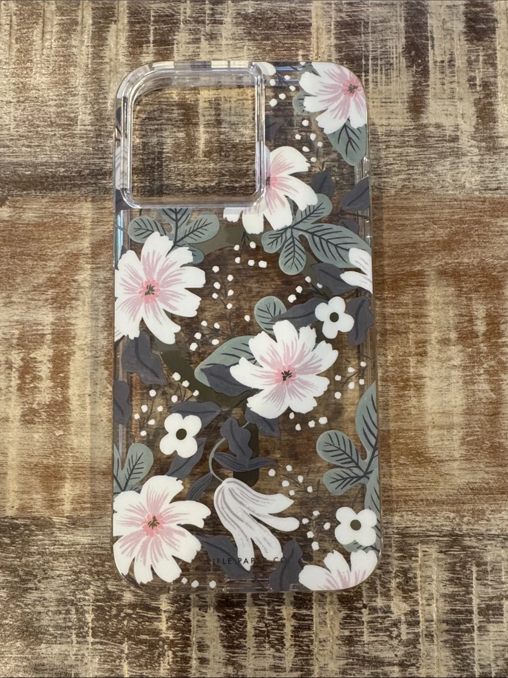Rifle Paper Co. iPhone 15 Pro Max case in Garden Party Willow
